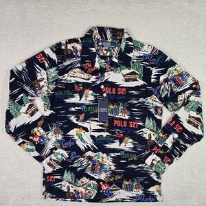 Polo Ralph Lauren Mens Small Corduroy 1967 Ski Christmas Shirt Hi Tech Snow S